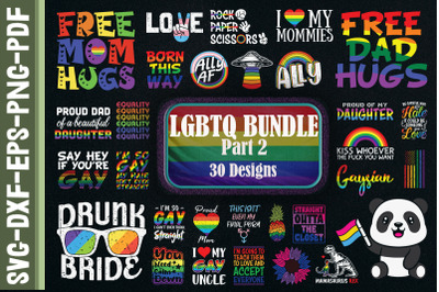 LGBT Bundle. 30 Designs. Part 2