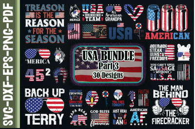 USA Bundle. 30 Designs. Part 3