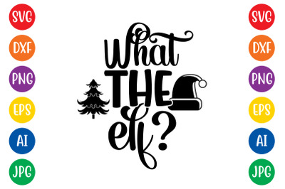 What the elf svg cut file