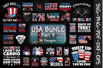 USA Patriotic Bundle Part 3