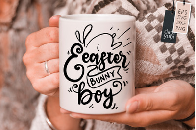 Easer Bunny Boy SVG Easter Quotes