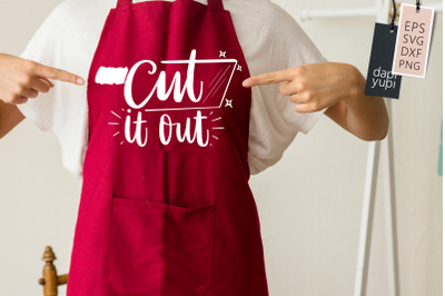 Cut It Out SVG Funny Kitchen