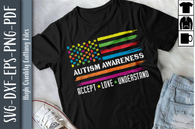 Accept Love Understand Autism Awareness