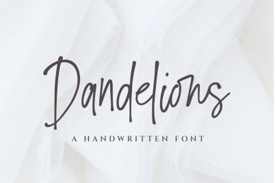 Dandelions| Handwritten Font