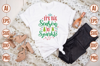 It&#039;s the Season to Sparkle svg cut file