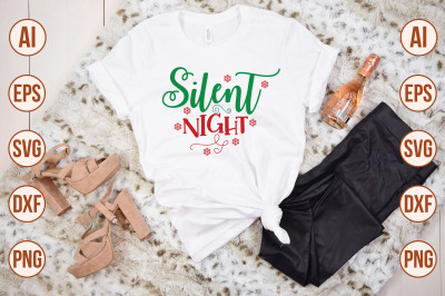 Silent Night svg cut file