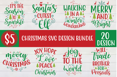 Christmas Svg Design Bundle Vol-5