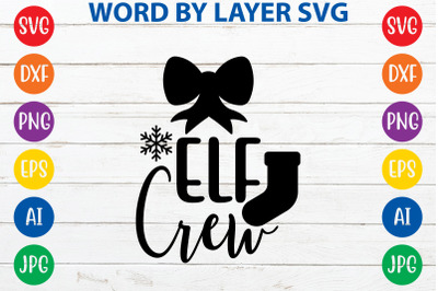 Elf Crew svg cut file