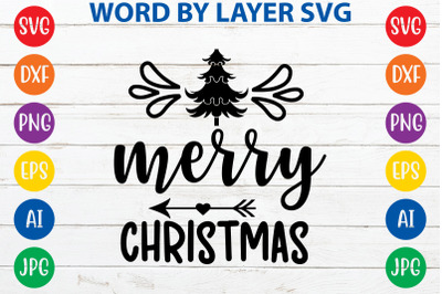 Merry Christmas svg cut file