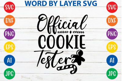 Official Cookie Tester svgc cut file