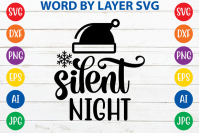 Silent Night2 svg cut file