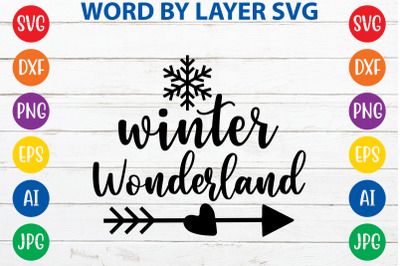 Winter Wonderland svg cut file