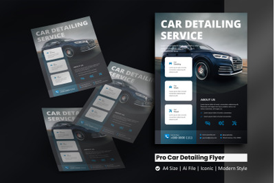 Professional Car Detailing Flyer Template