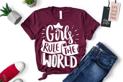 Girls Rule The World SVG Girl Power