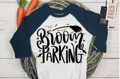 Broom Parking SVG Halloween Quotes