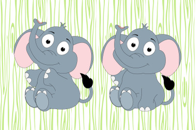 cute elephant animal cartoon