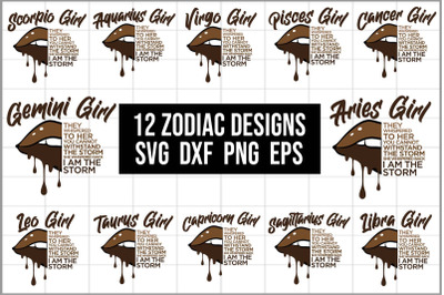 12 Zodiac Designs