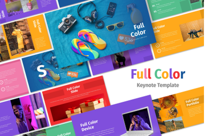 Full Color - Multipurpose Keynote Template