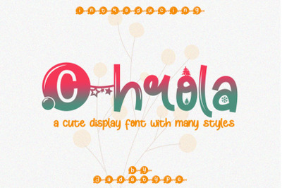 Chrola Display Font