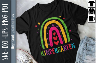 Boho Rainbow Back To School Kindergarten