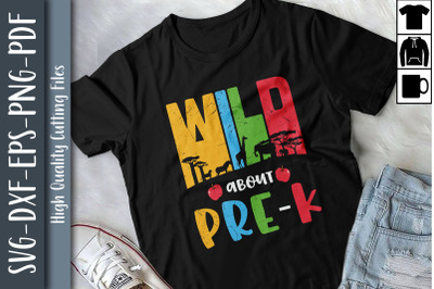 Wild About Pre Kindergarten Funny Zoo