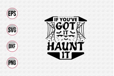 Halloween quotes typographic vector.