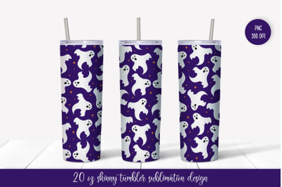 Halloween Skinny Tumbler Sublimation Design