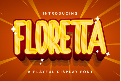 Floretta - Playful Display Font