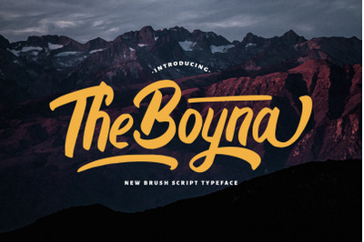 Boyna - Bold Script Font