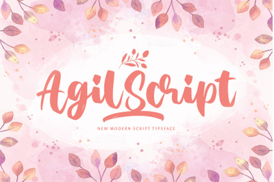 Agil Script - Handwritten Font