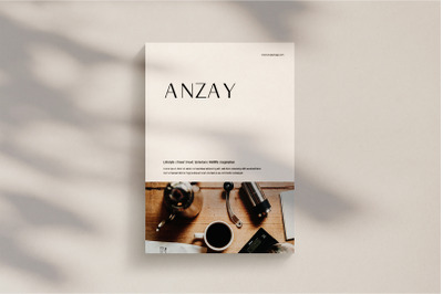 Anzay - Magazine Template