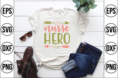 nurse hero svg cut file