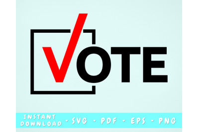 Vote SVG, Vote Cut Files for Cricut, Silhouette