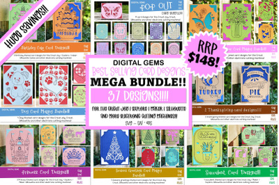 Card design mega bundle! SVG files
