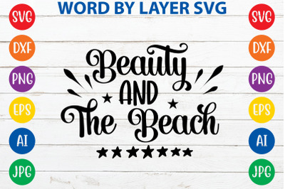 Beauty And The Beach svg cut file