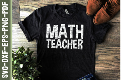 Math Teacher Equations Funny Design