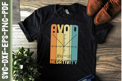 Avoid Negativity Math Equation Funny