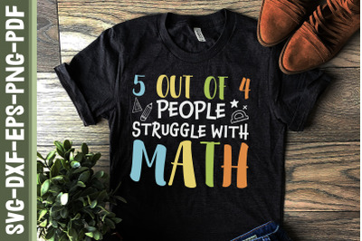 5 out of 4 People Struggle With Math