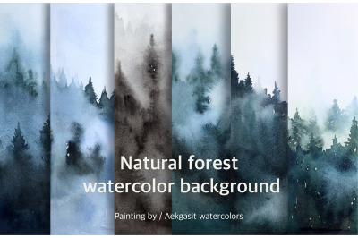 Watercolor Background for Card Design