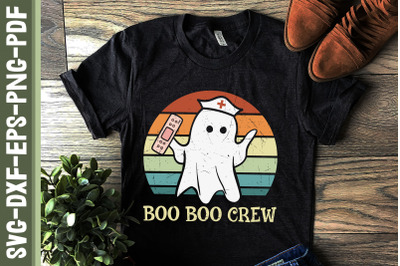 Boo Boo Crew Ghost Nurse Retro