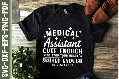 Medical Assistant Cute Nurse Stop Heart