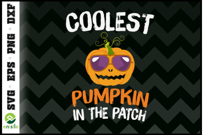 Halloween Coolest Pumpkin in Patch