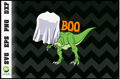 Ghost Dinosaur T rex Funny Boo Halloween