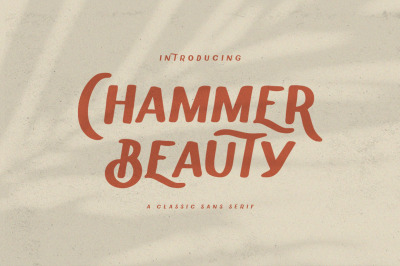 Chammer Beauty - Classic Sans Serif