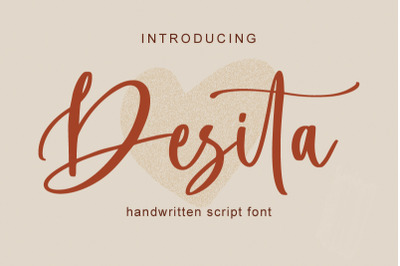 Desita // Handwritten Script  Font