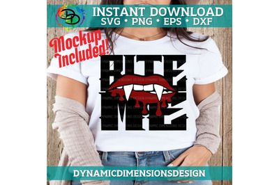 Bite Me svg, Drip, Vampire Svg, Lips, Fangs, Halloween, Dripping Lips,