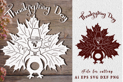 Bird Turkey. SVG