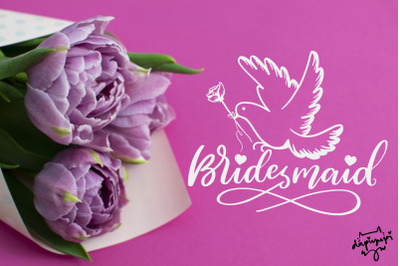 Brides Maid SVG Bridal Quotes