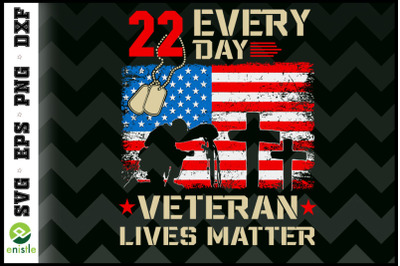 22 EVERY DAY Veteran Lives Matter