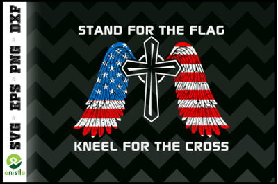 Stand for the flag Kneel for the cross